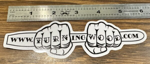 Knuckles sticker 6"