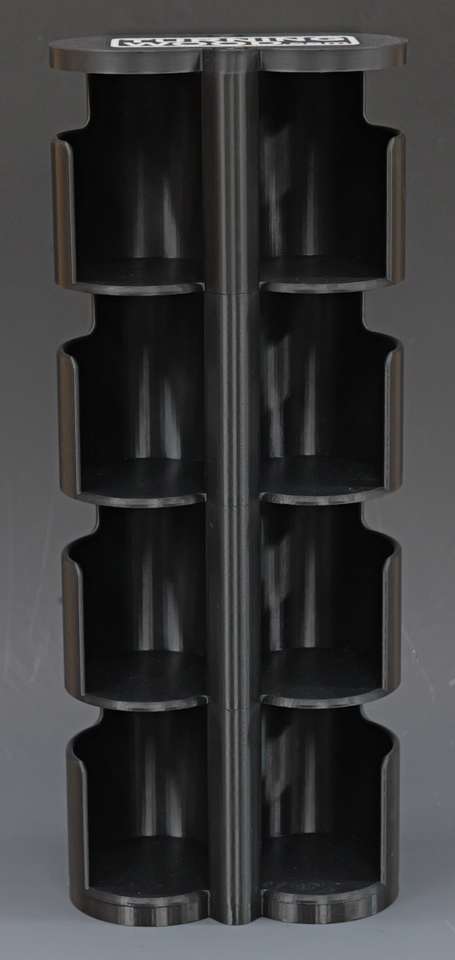 2" Disk Tower Black