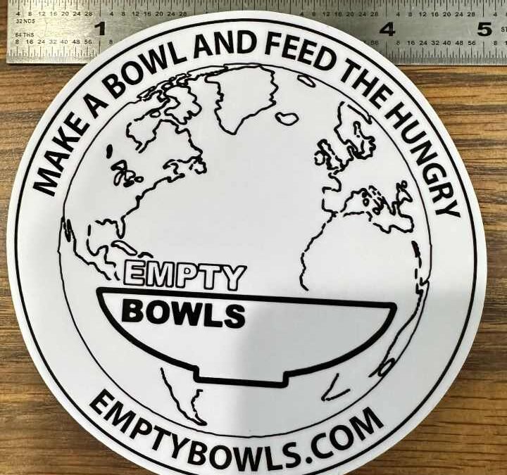 New Empty Bowls Sticker!