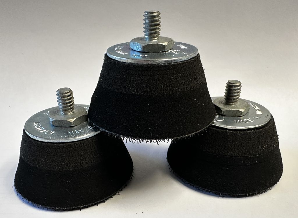 2" Skilton Mandrel - 1/4x20 male for Grex Pneumatic ROS - Image 2
